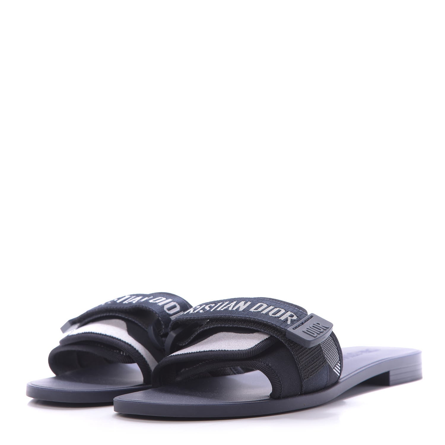 Christian Dior Canvas Dior(e)volution Mule Slide Sandals 39 Deep Blue 3 of 10