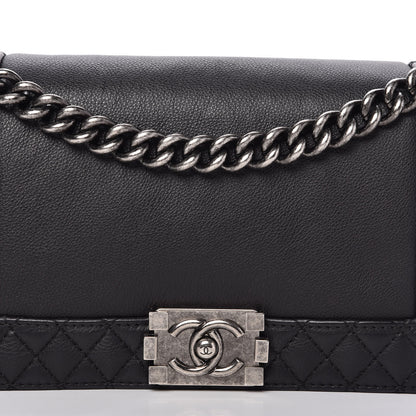 Chanel Calfskin Medium Boy Reverso Flap Black 11 of 11