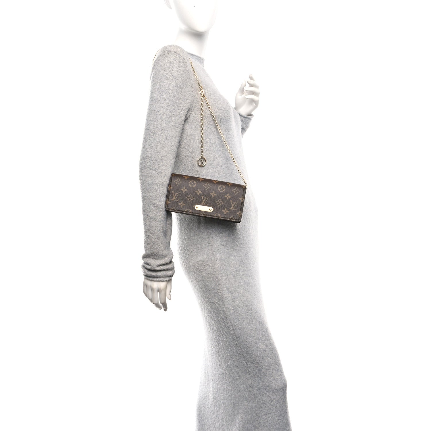 Louis Vuitton Monogram Lily Wallet On Chain 2 of 11