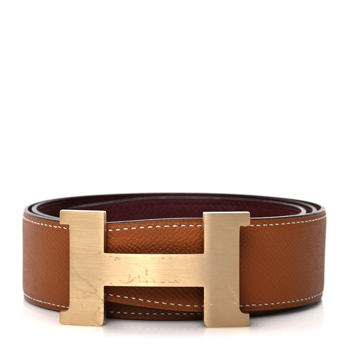 Epsom 32mm Constance H Belt 85 Gold Rouge H