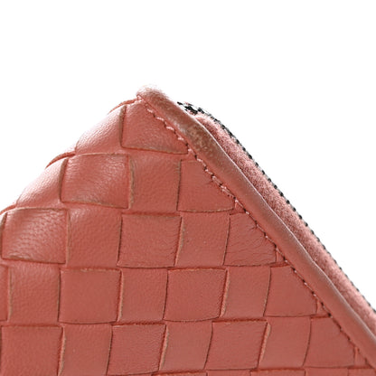 Bottega Veneta Nappa Intrecciato Half Zip Around Wallet Pompei 12 of 12