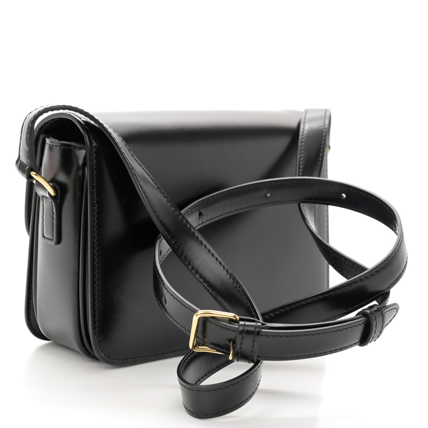Shiny Calfskin Teen Triomphe Black