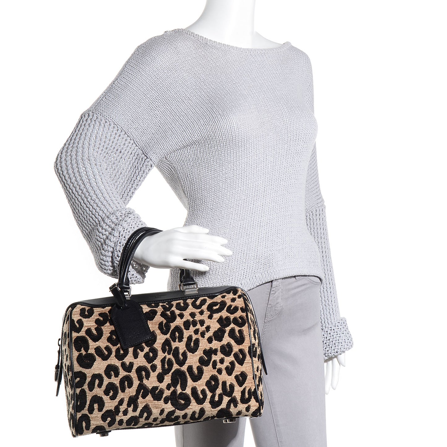 Jacquard Velvet Leopard Print Stephen Sprouse Speedy