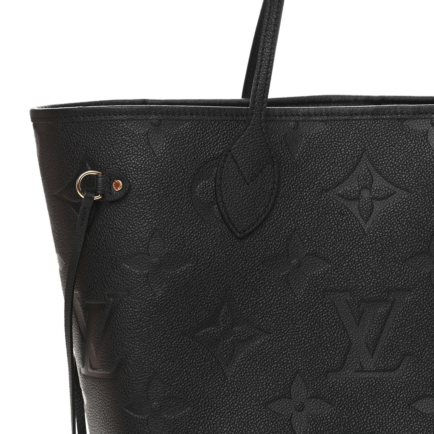 Louis Vuitton Empreinte Monogram Giant Neverfull MM Black 8 of 11