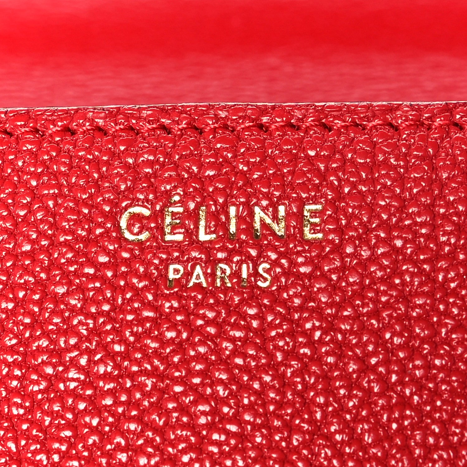 Celine Goatskin Medium Classic Box Flap Bag Carmin 6 of 12