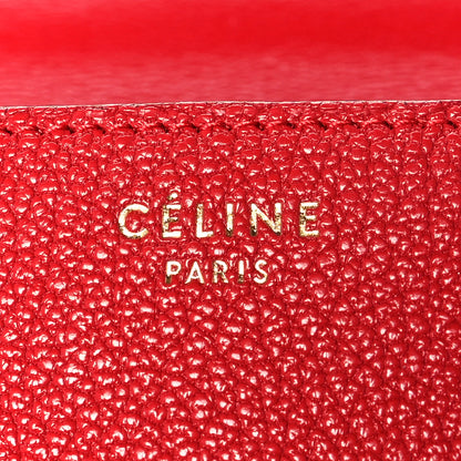 Celine Goatskin Medium Classic Box Flap Bag Carmin 6 of 12