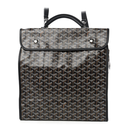 Goyard Goyardine Saint Leger Soft Briefcase Backpack Black 1 of 9