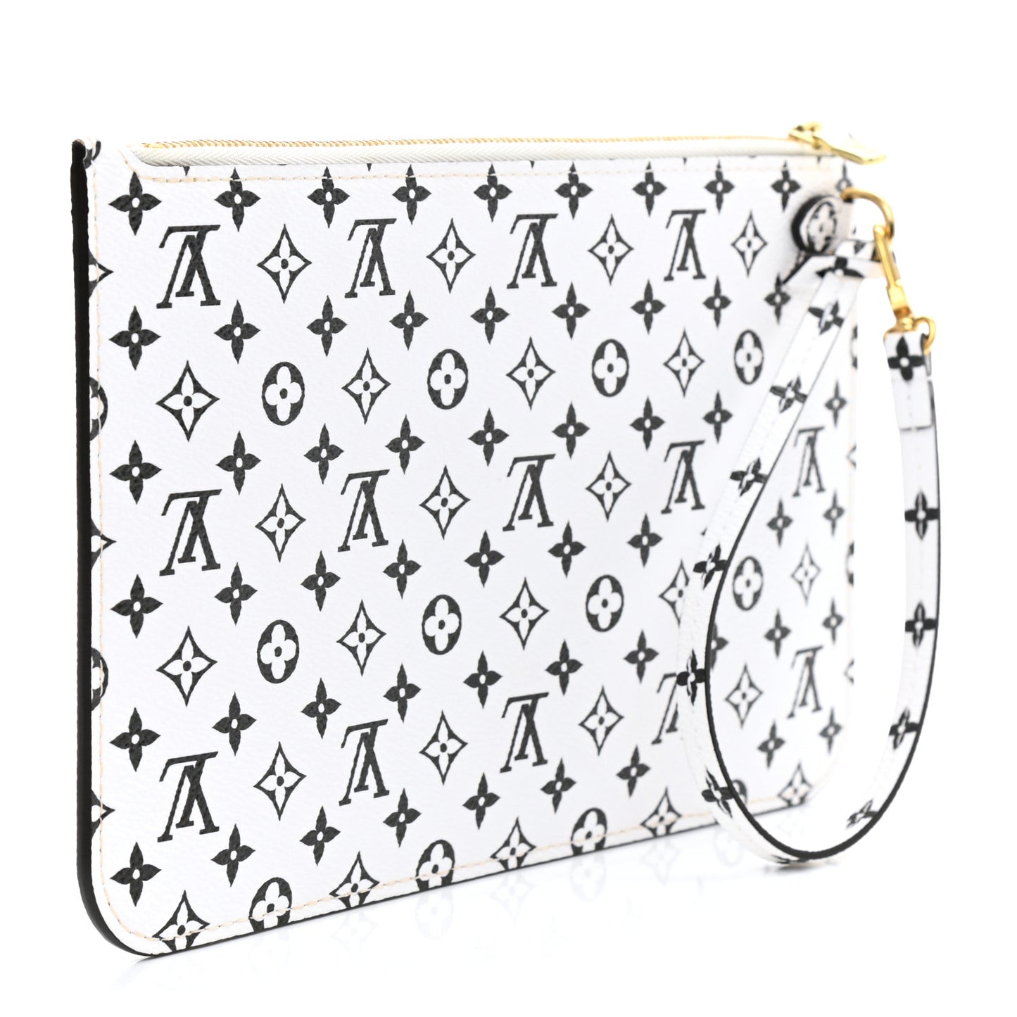 Monogram Giant Neverfull MM GM Pochette White
