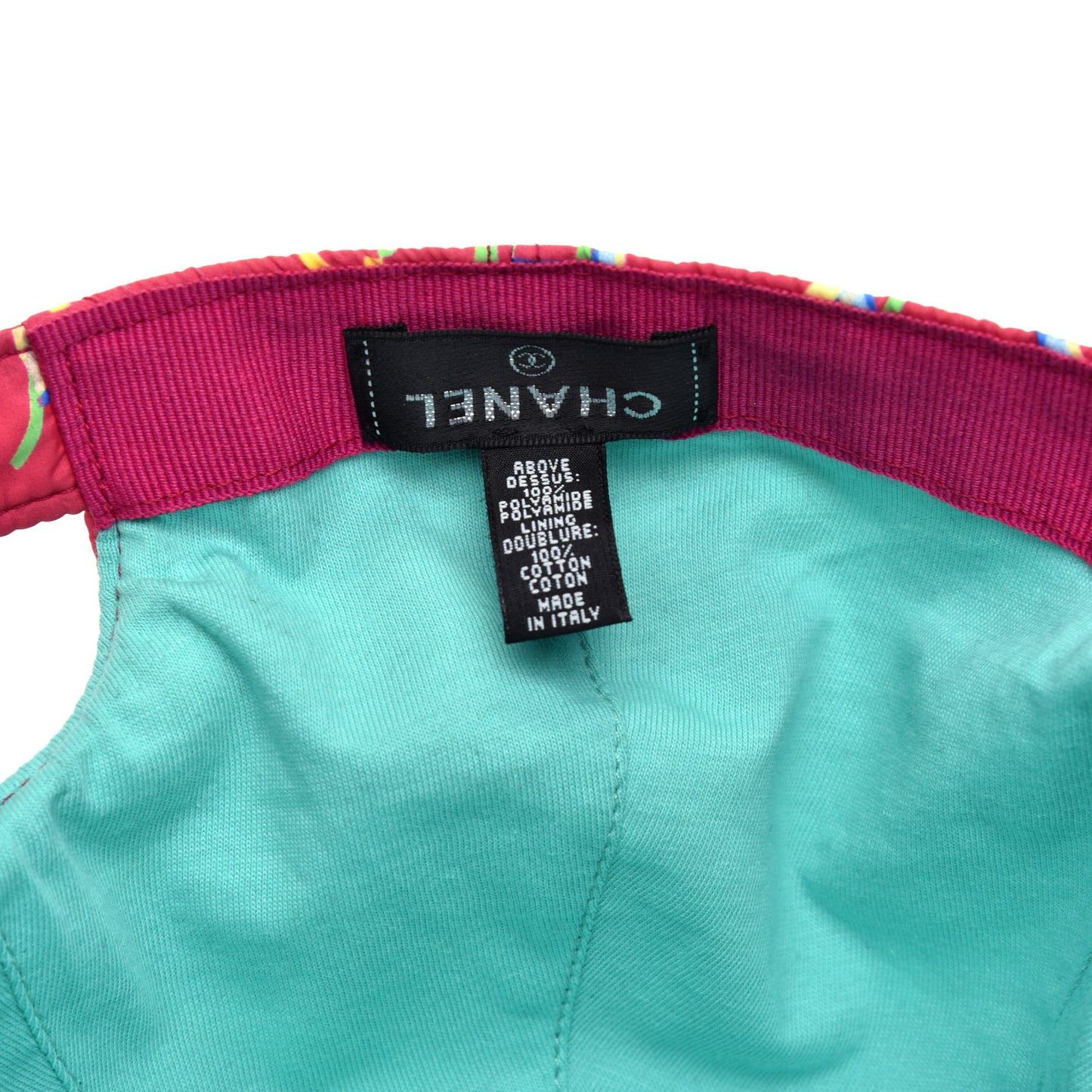 Nylon Logo Cap Hat Fuchsia