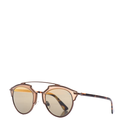 Christian Dior Mirrored So Real Sunglasses Tortoise 1 of 8