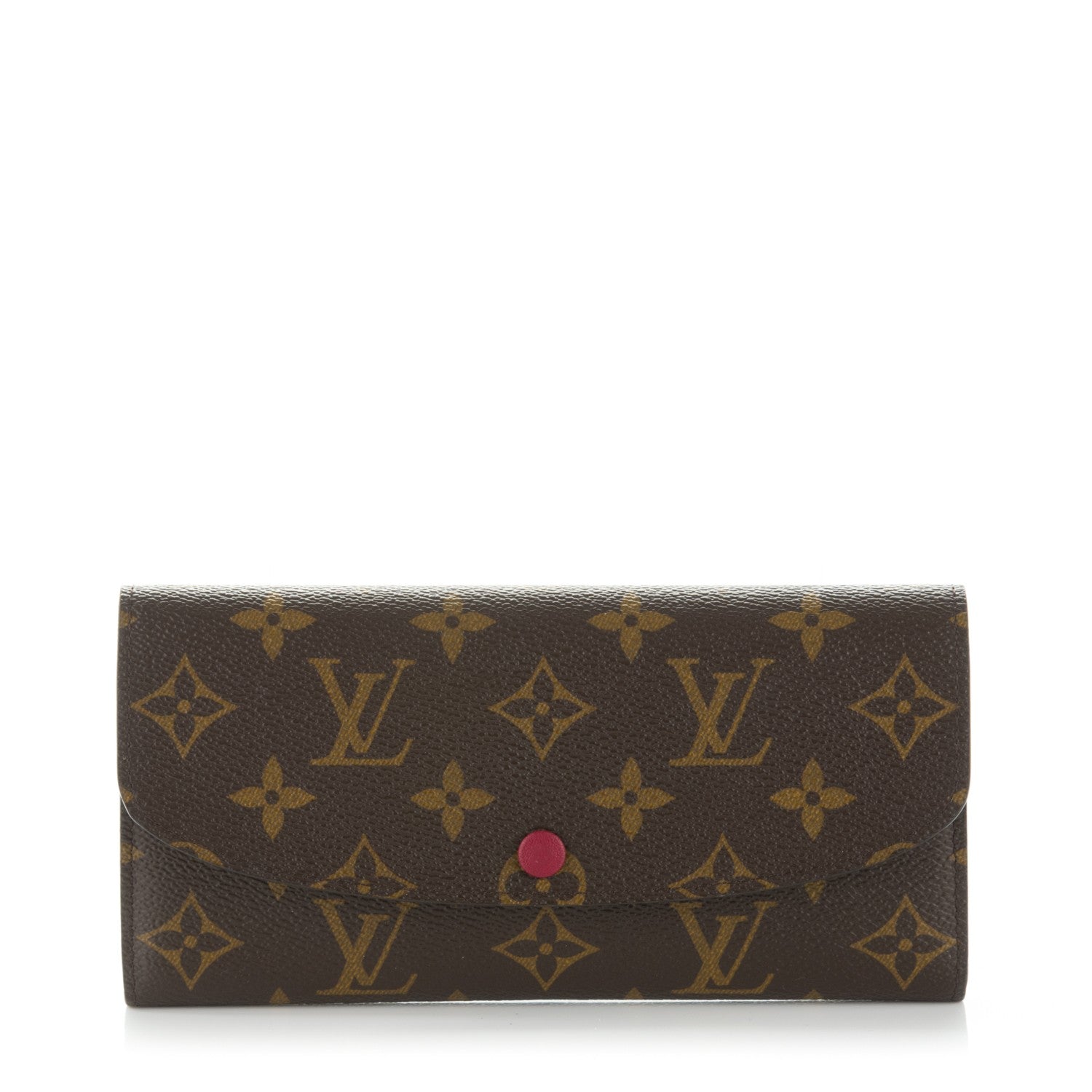 Louis Vuitton Monogram Emilie Wallet Fuchsia 1 of 7