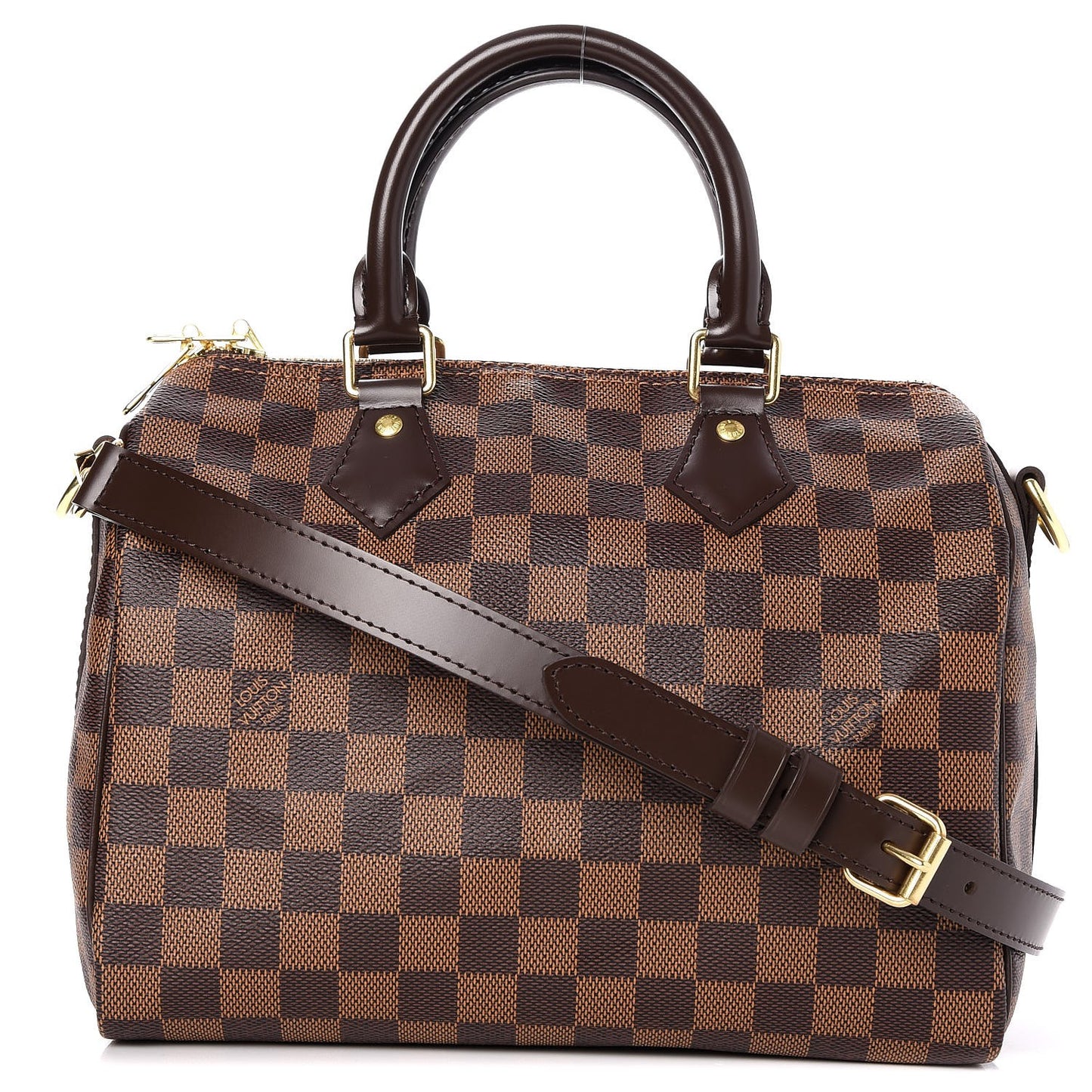 Damier Ebene Speedy Bandouliere 25