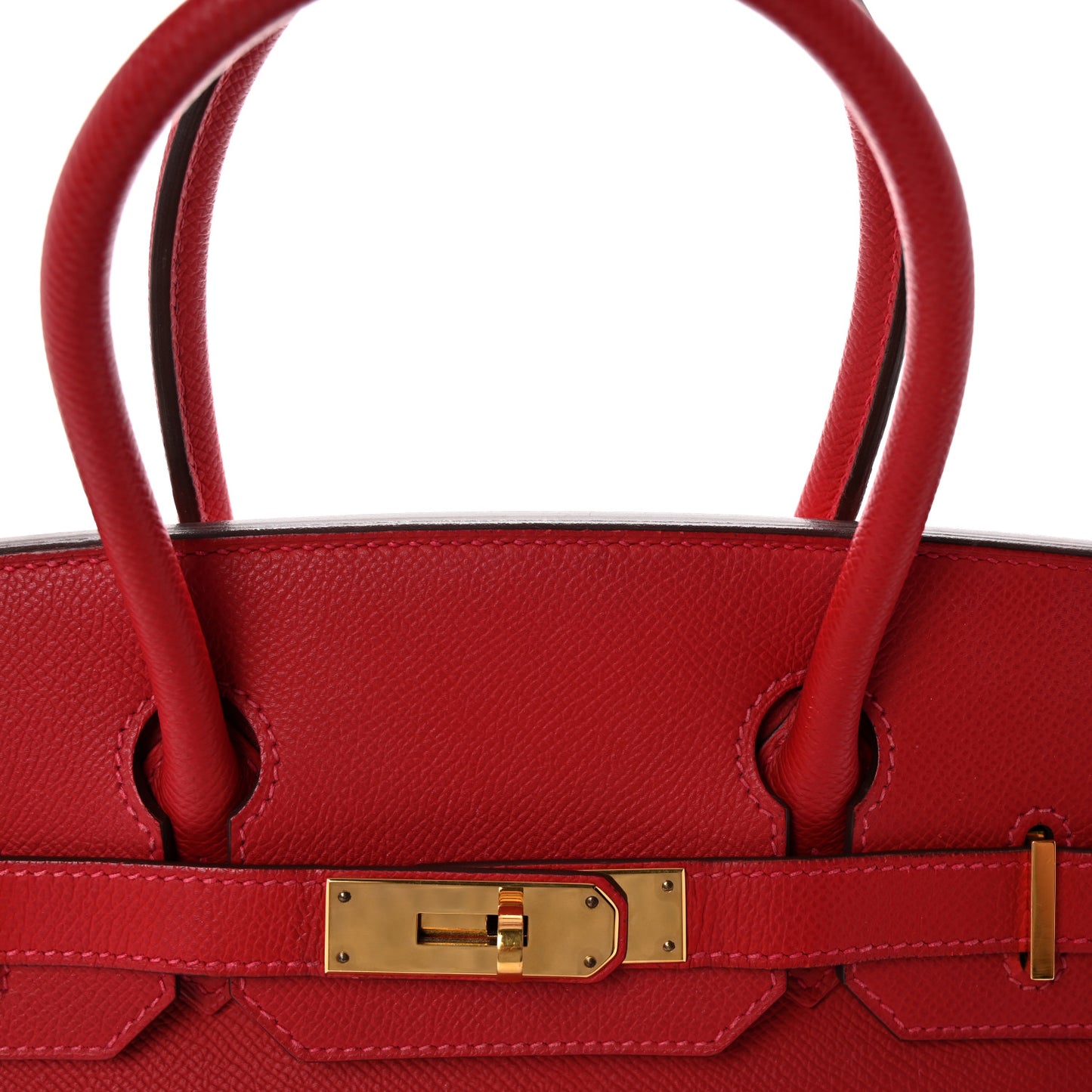 Epsom Birkin 30 Rouge Casaque