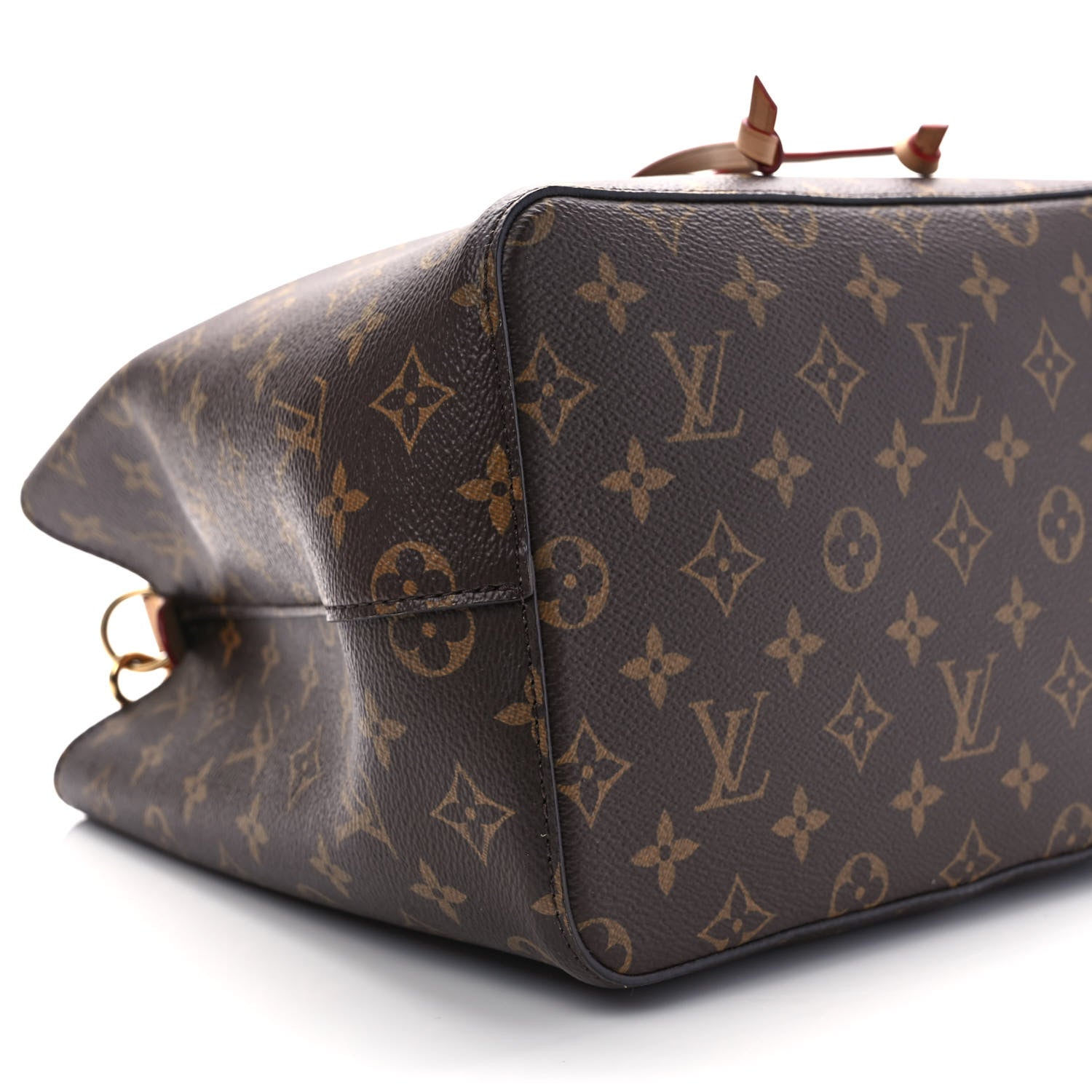 Louis Vuitton Monogram Braided Neonoe MM Peach Cream 8 of 9