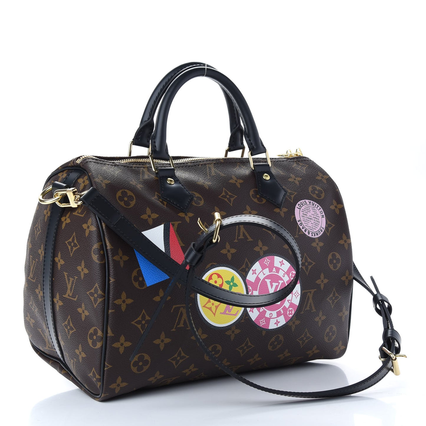 Monogram My World Tour Speedy Bandouliere 30 Black