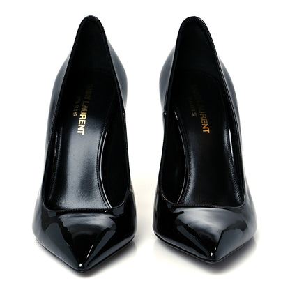 Saint Laurent Patent Opyum 110 Pumps 38 Black Gold 3 of 10