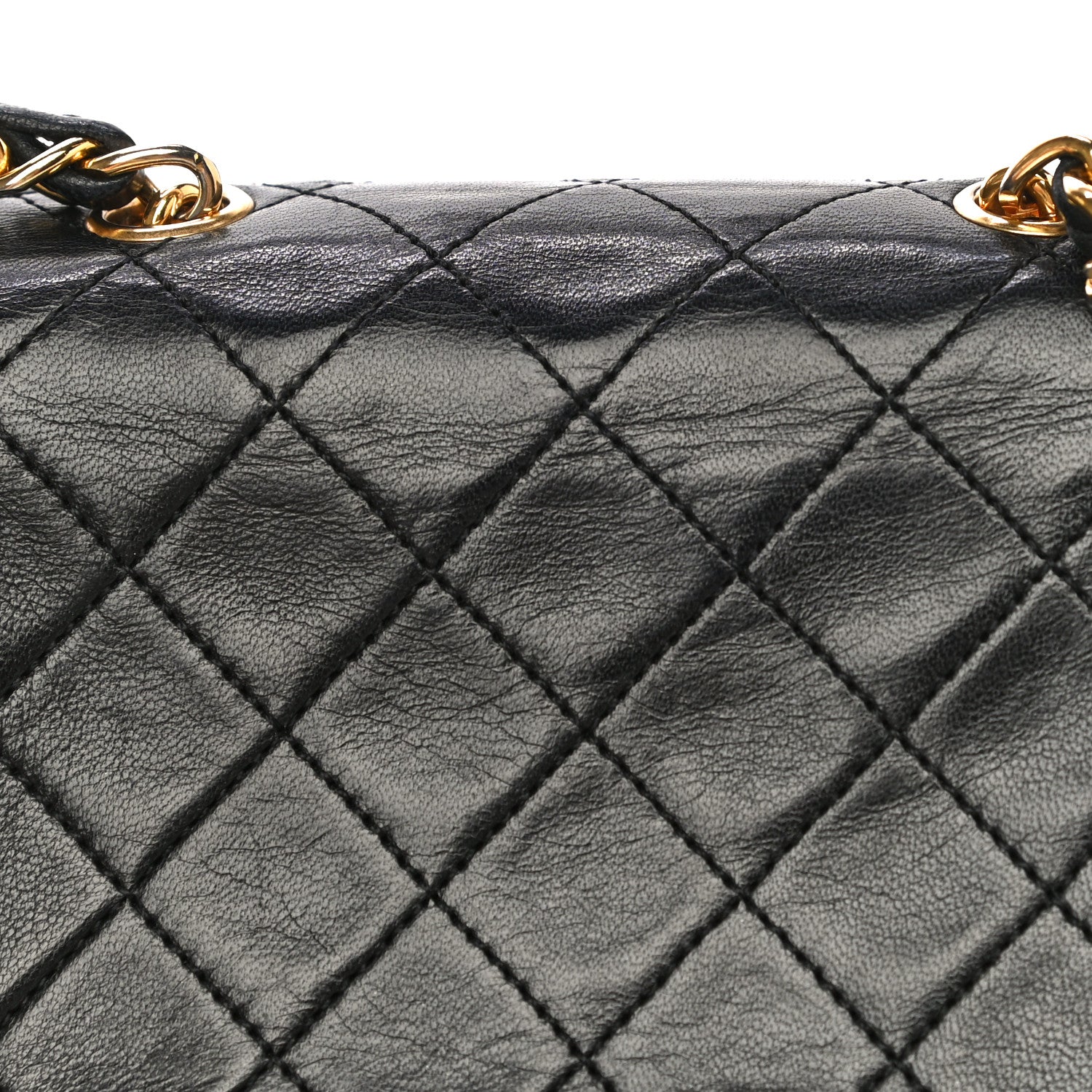 Chanel Lambskin Quilted Micro Mini Flap Bag Black 19 of 24