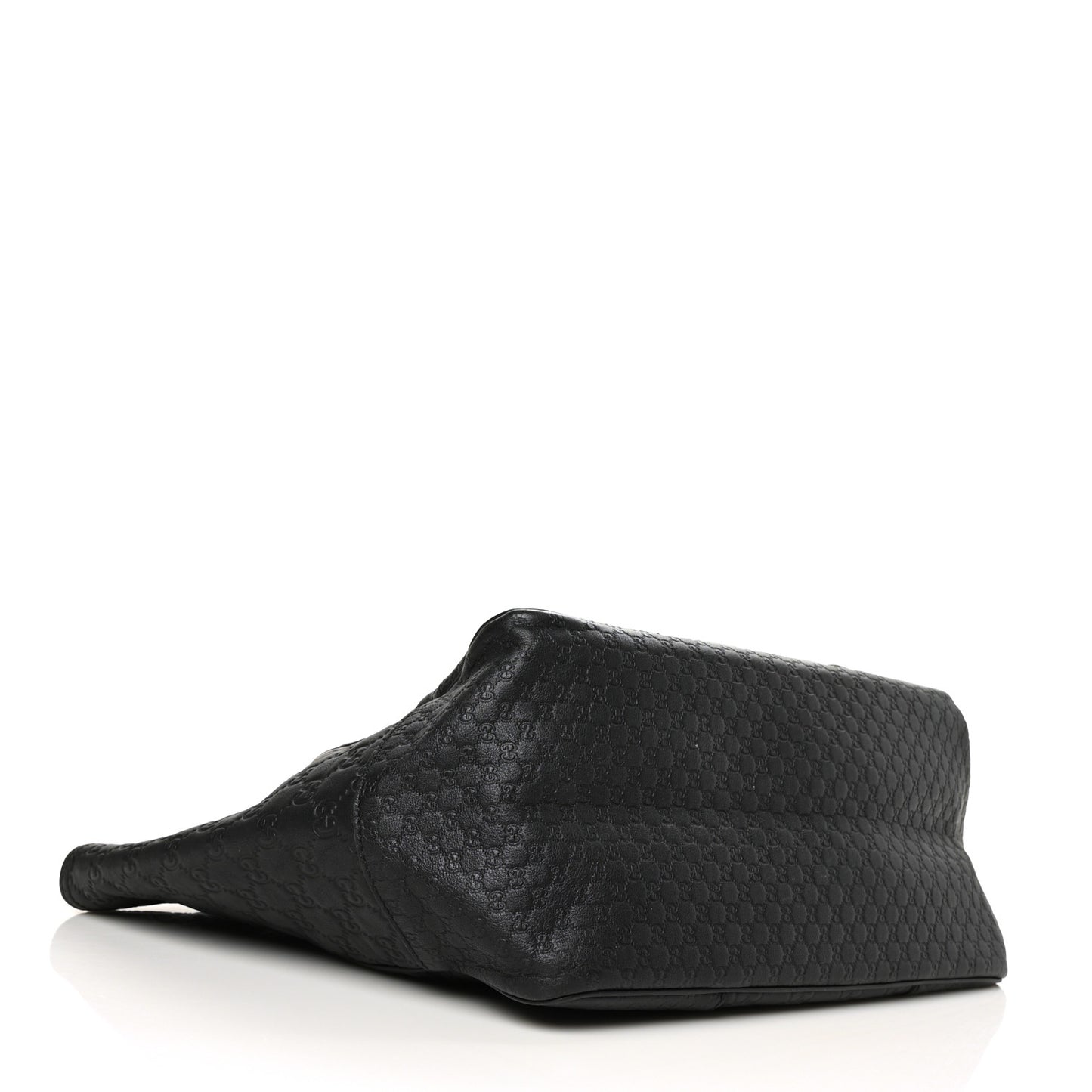 Guccissima Medium Bree Zippered Tote Black