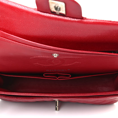 Chanel Caviar Quilted Medium Double Flap Red 4 of 4