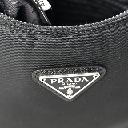 Prada Nylon Re-Edition 2005 Shoulder Bag Black 7 of 12
