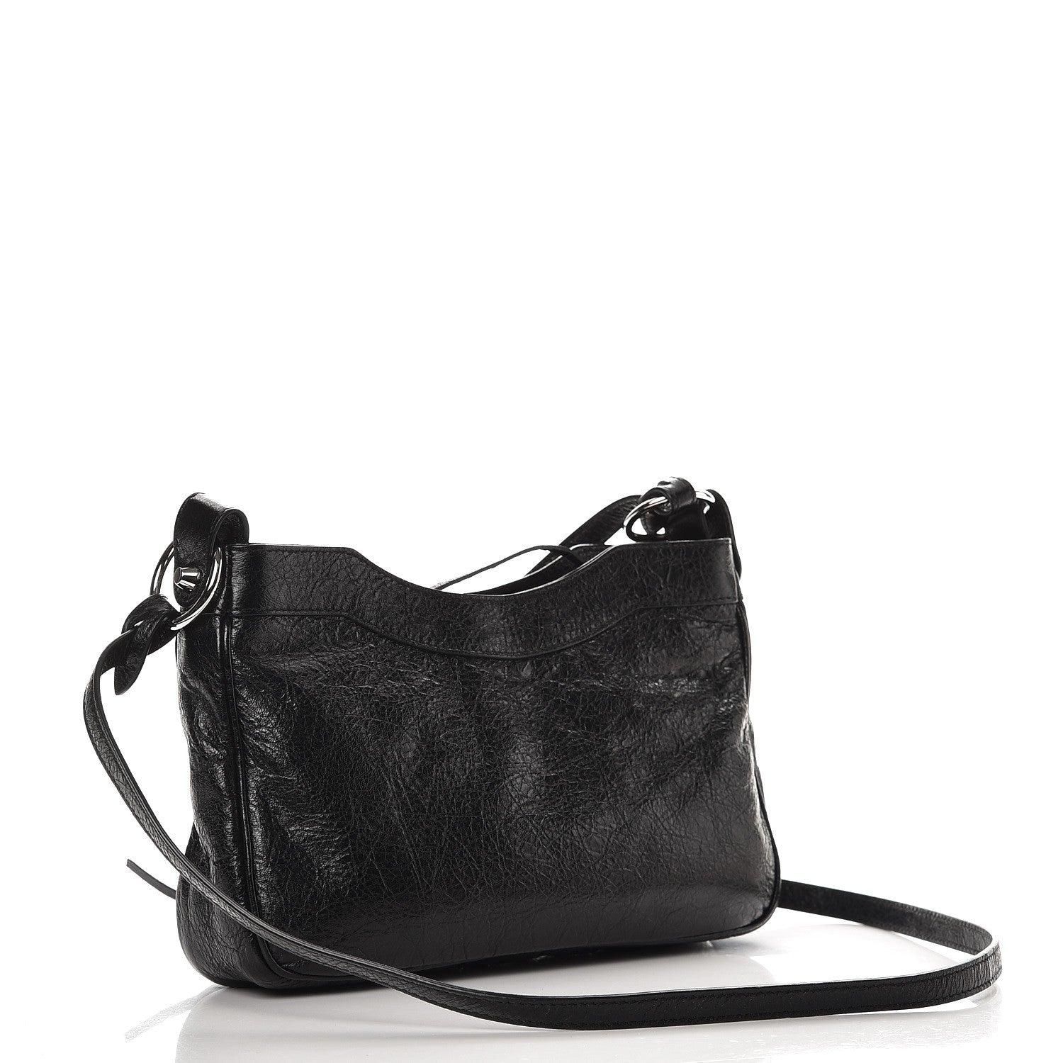 Balenciaga Agneau Classic Silver Hardware Hip Black 3 of 7