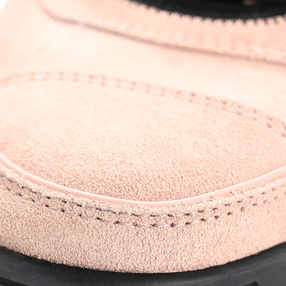 Chanel Suede Calfskin Nylon Grosgrain CC Sneakers 38.5 Light Pink 11 of 13