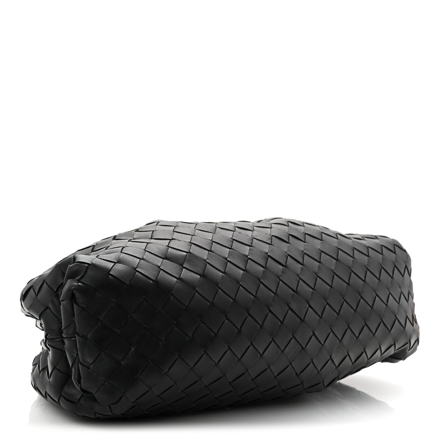 Bottega Veneta Nappa Maxi Intreccio The Pouch Oversized Clutch Black 4 of 10