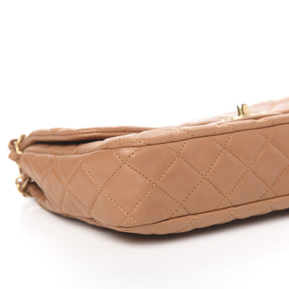 Chanel Lambskin Valentine Charms Medium Flap Beige 8 of 11