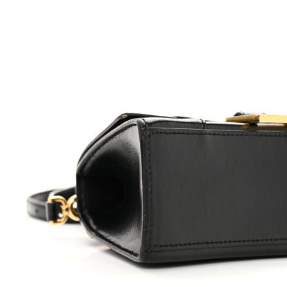 Balenciaga Shiny Box Calfskin Hourglass Top Handle Bag XS Black 8 of 9