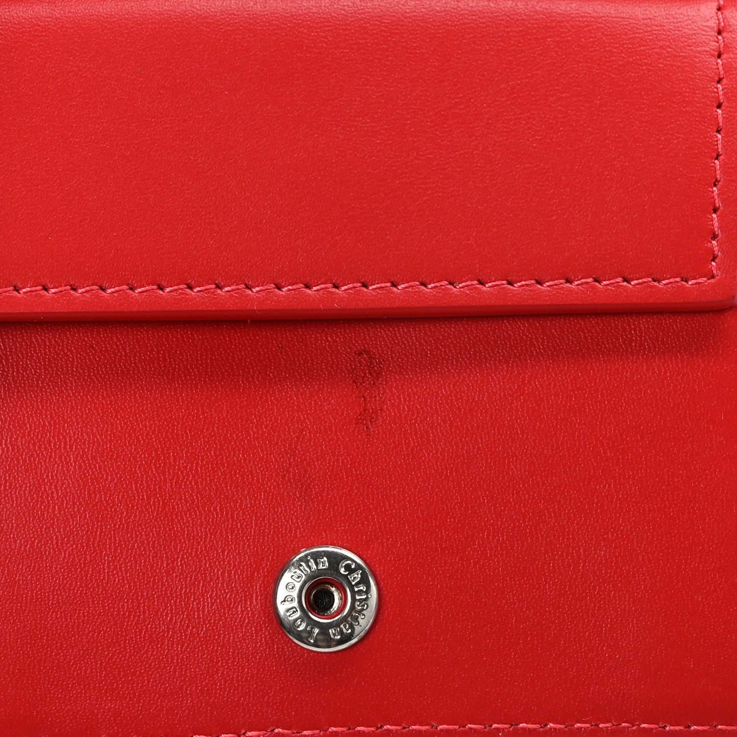 Christian Louboutin Calfskin Loubinthesky Panettone Palatin Wallet Ballerina 8 of 8