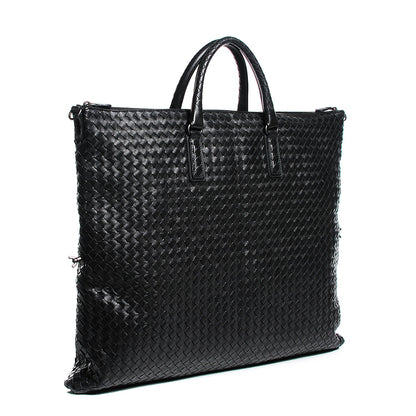 Bottega Veneta Nappa Intrecciato Large Convertible Tote Nero Black 3 of 8