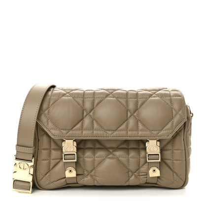 Christian Dior Calfskin Macrocannage Small Diorcamp Messenger Sand 1 of 10