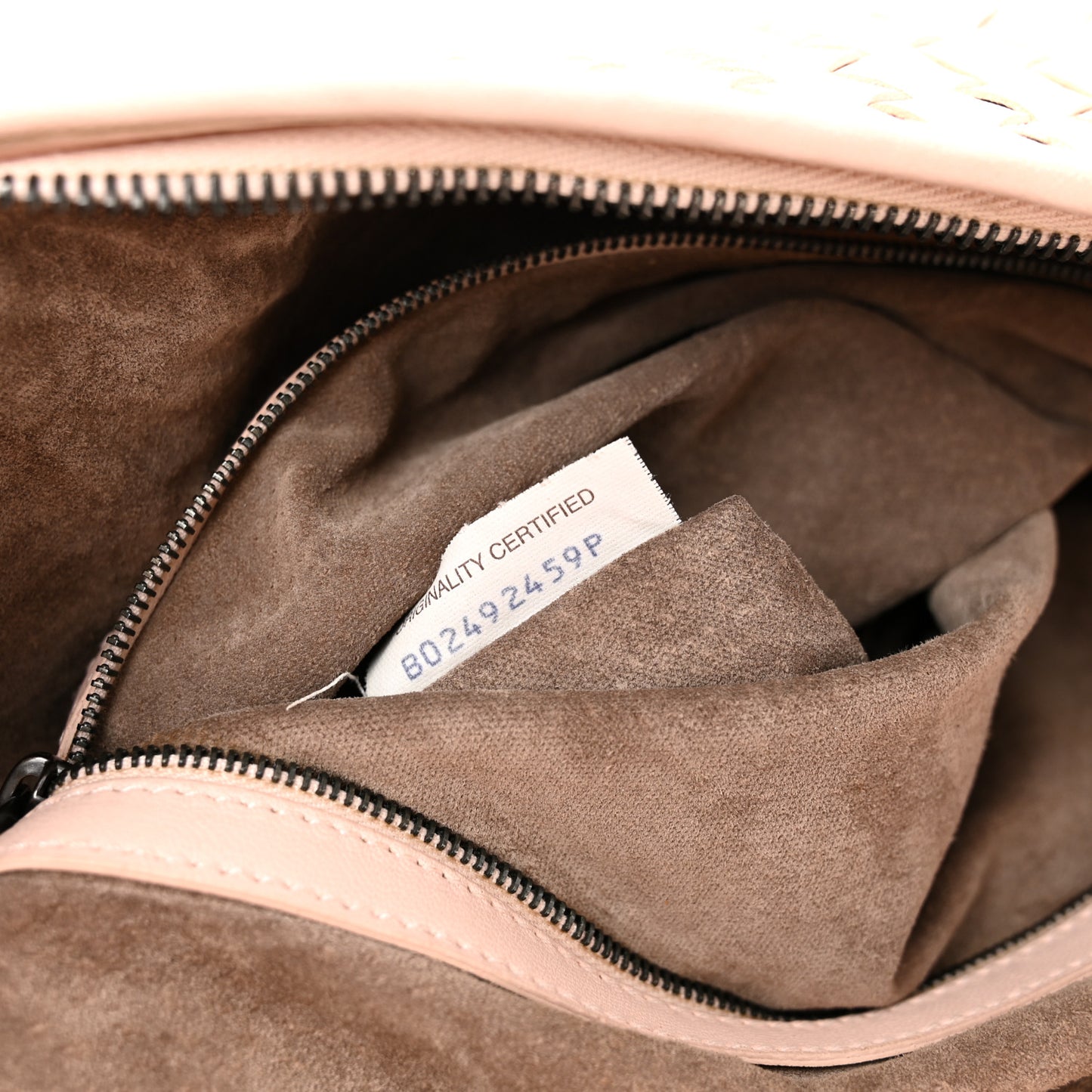 Nappa Intrecciato Large Veneta Hobo Flamingo