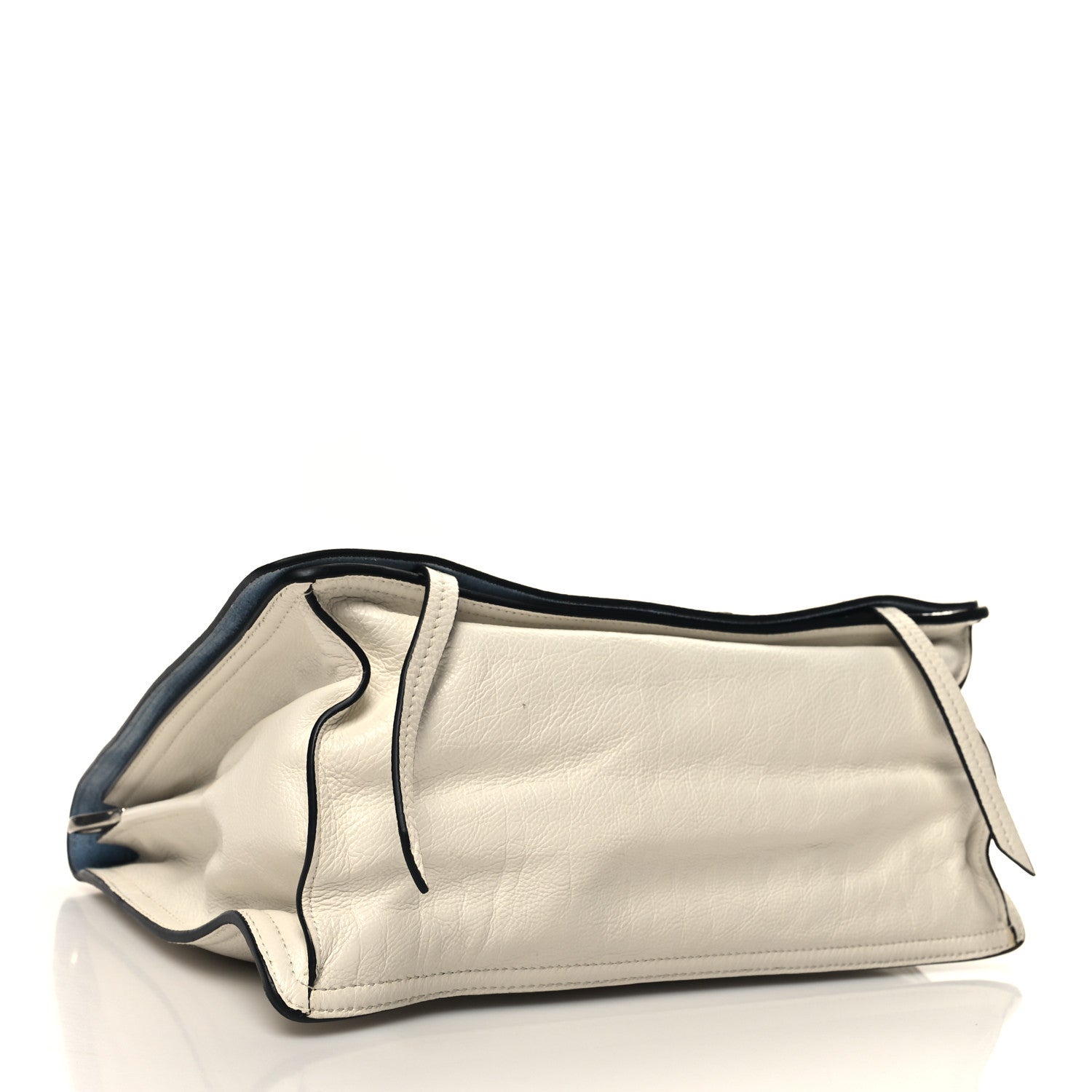 Prada Glace Calf Etiquette Flap Bianco Astra 4 of 11