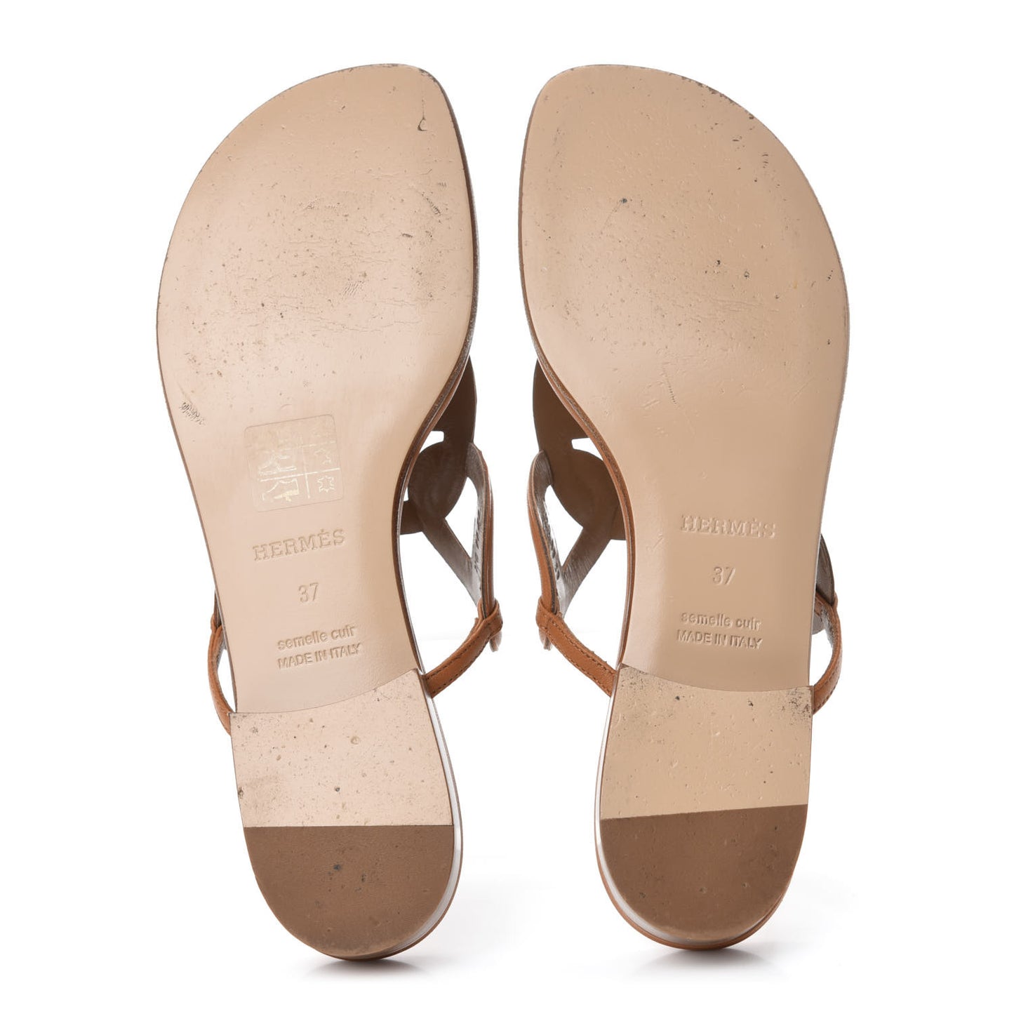 Nappa Beach Sandals 37 Fauve