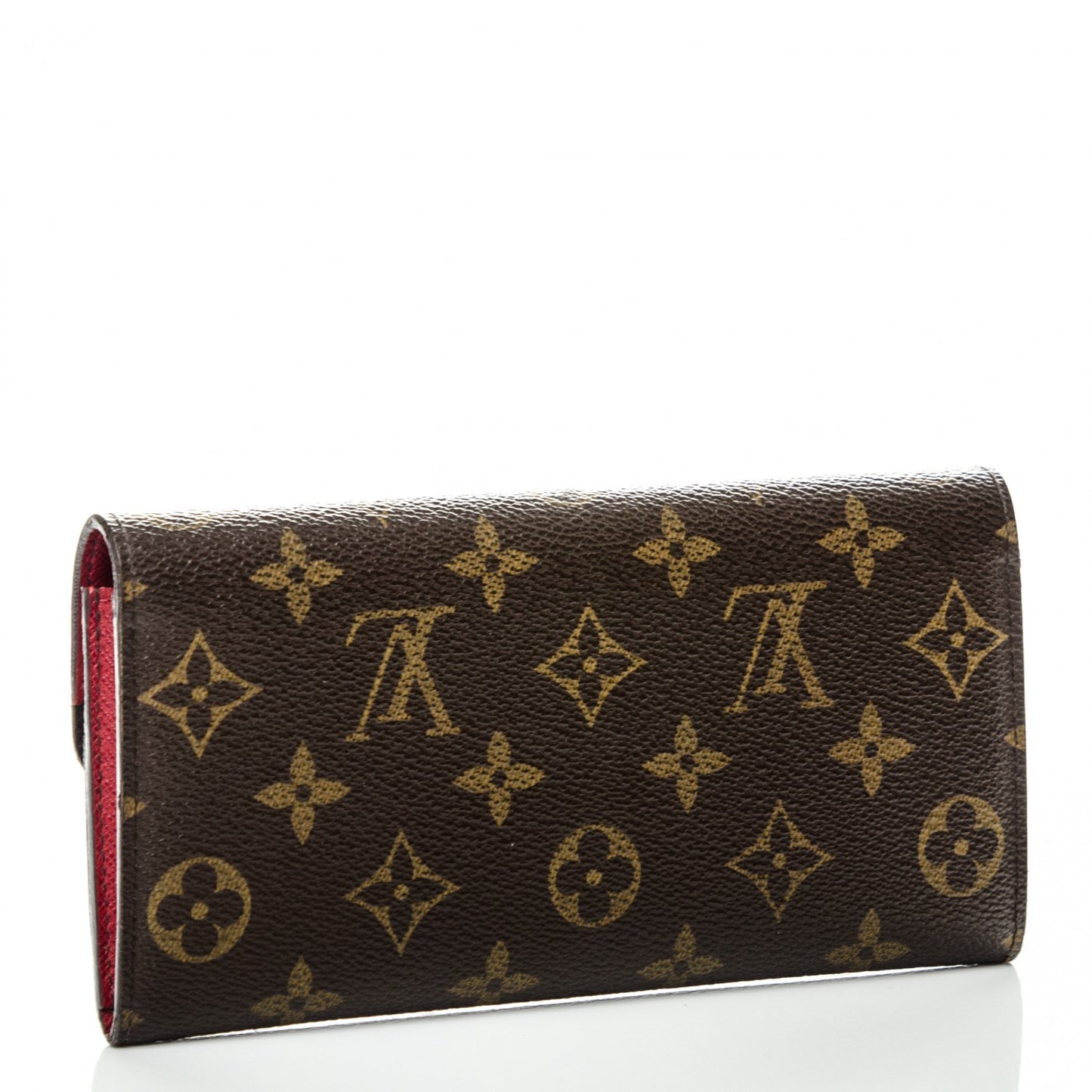 Monogram Emilie Wallet Red