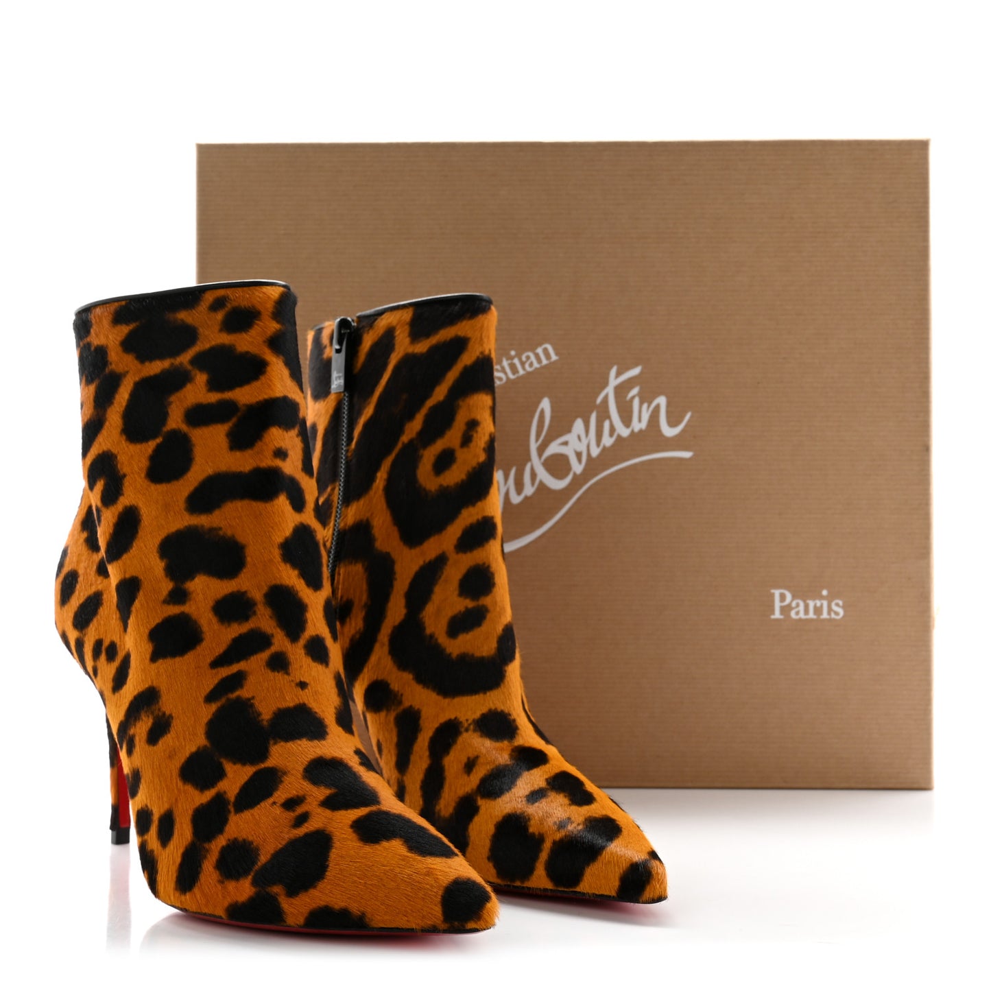 Pony Hair Leopard Print So Kate Booty 85 Ankle Boots 36