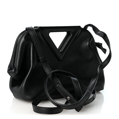 Bottega Veneta Calfskin Small The Point Triangle Bag Black 2 of 8