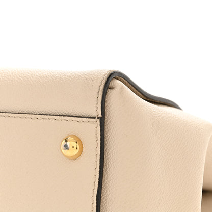 Burberry Soft Grain Calfskin Medium Buckle Tote Limestone 18 of 19