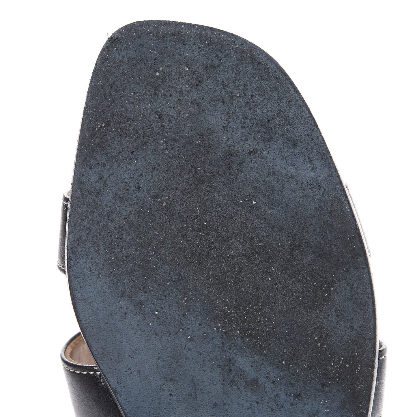 Box Calfskin Oran Sandals 37 Black