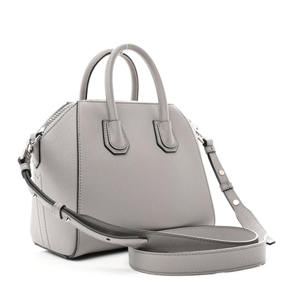 Givenchy Sugar Goatskin Mini Antigona Pearl Grey 2 of 9