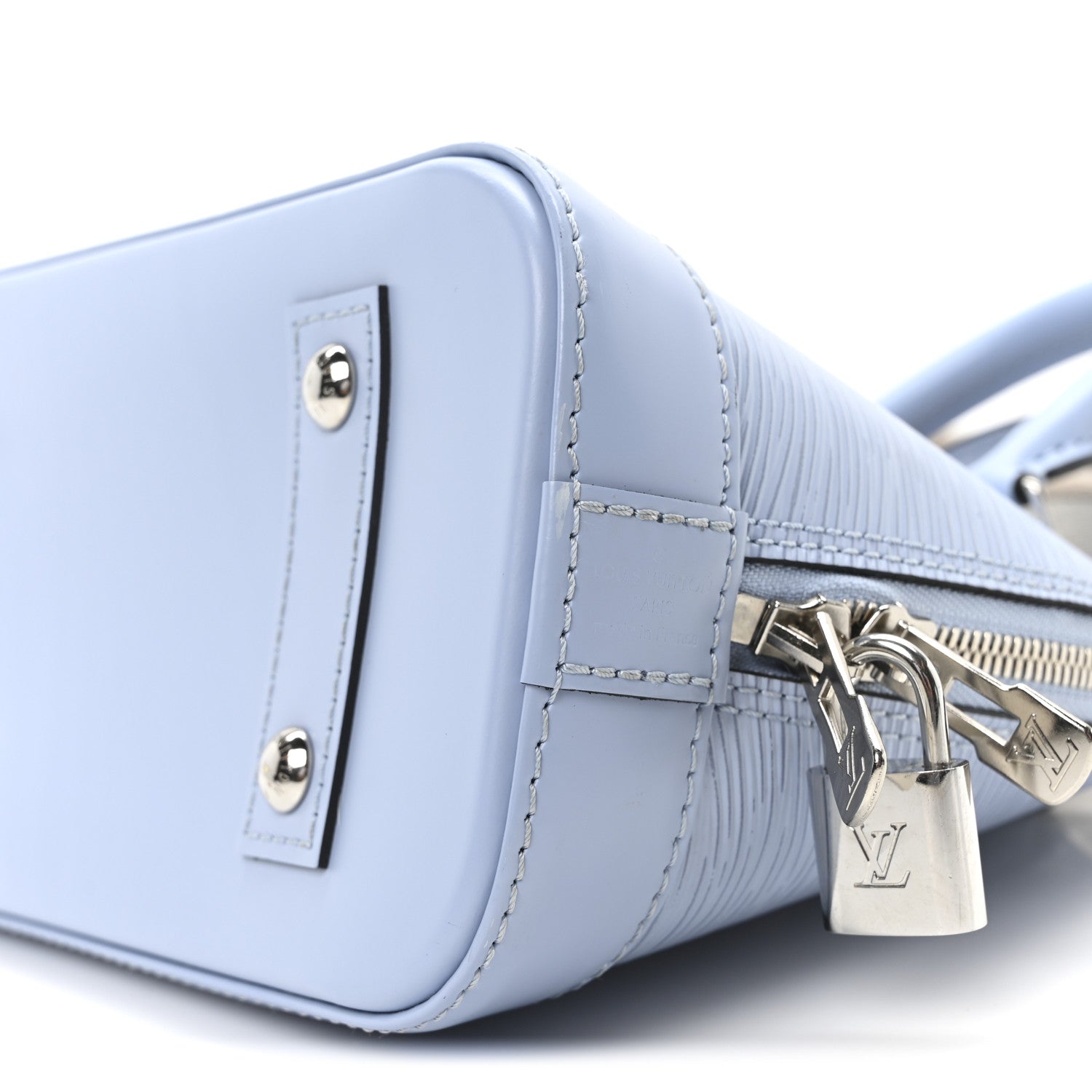 Louis Vuitton Epi Jacquard Alma BB Bleu Nuage 9 of 9