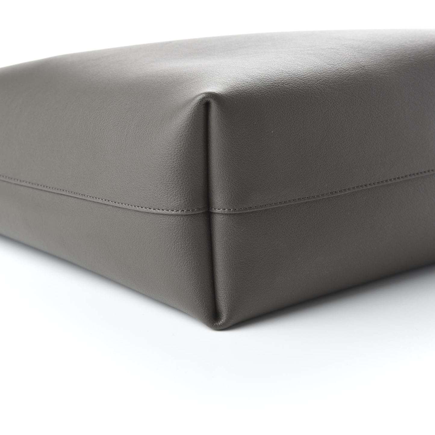 Calfskin Large Shopping Tote Pebble