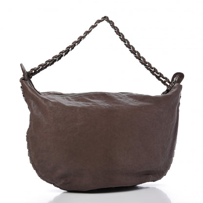 Chanel Calfskin Modern Chain Hobo Brown 3 of 9