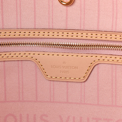Louis Vuitton Damier Azur Neo Neverfull GM Rose Ballerine 7 of 11