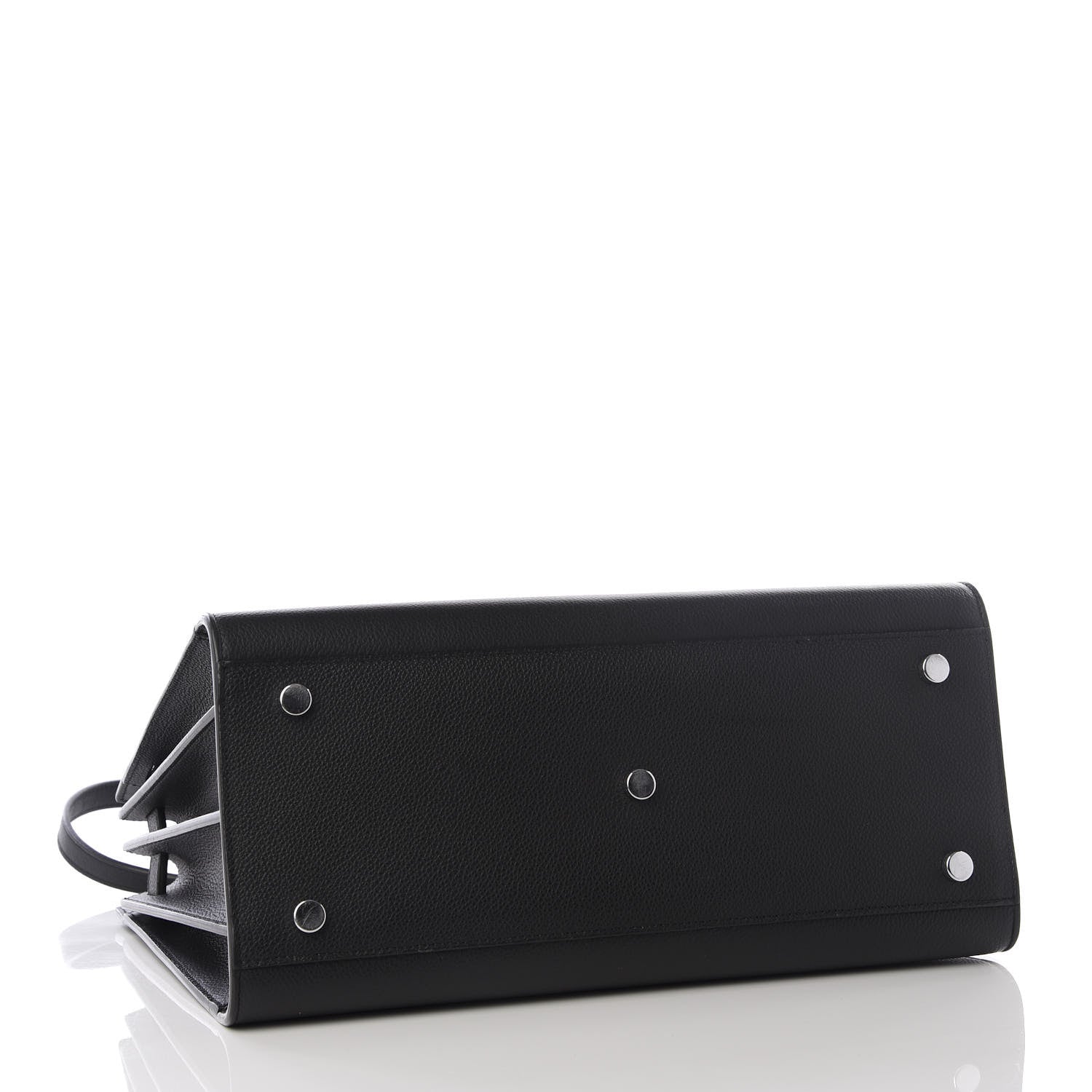 Saint Laurent Grained Calfskin Small Sac De Jour Black 3 of 11