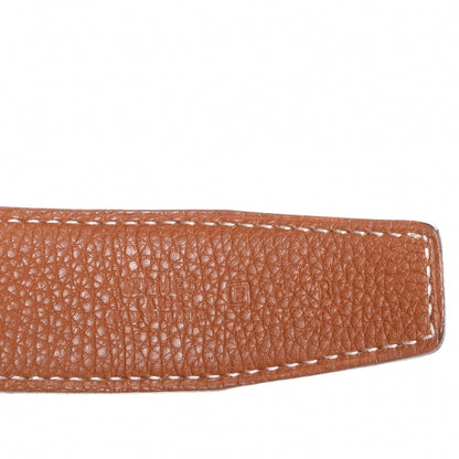 Hermes Box Togo Reversible Polished Constance 32mm H Belt 65 Noir Gold 5 of 5
