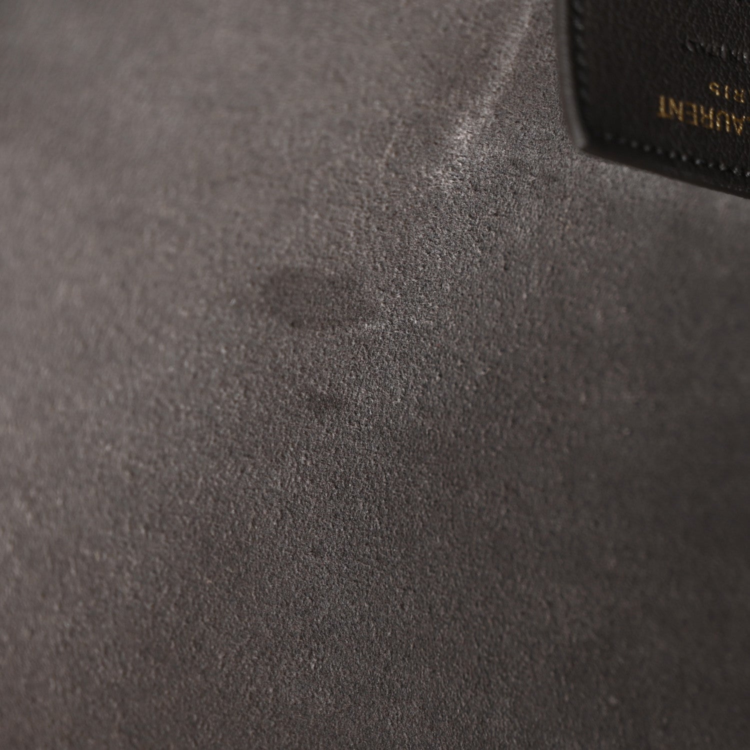 Saint Laurent Calfskin Large Shopping Tote Asphalt 13 of 17