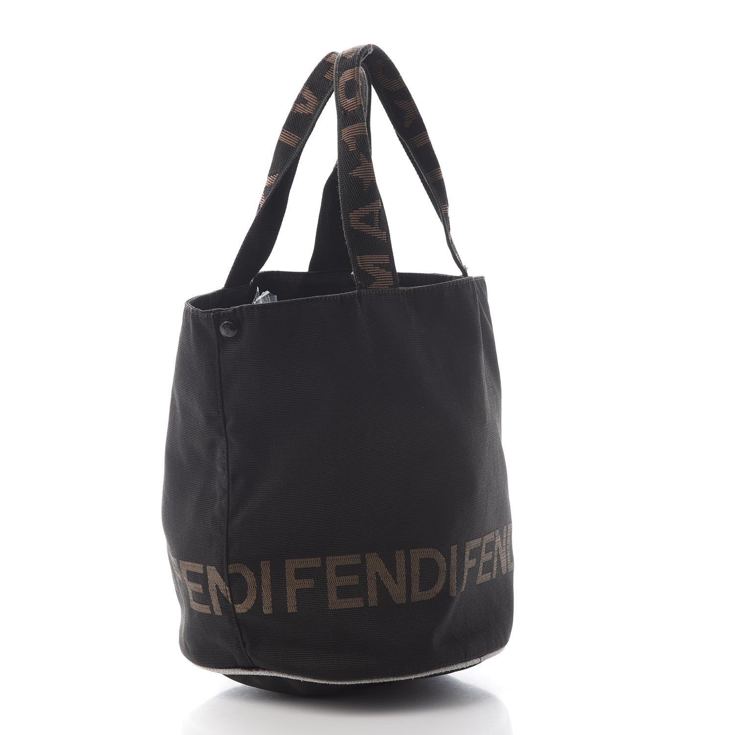 Fendi Fabric FF 1925 Tote Black 2 of 8