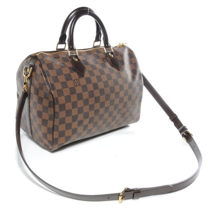 Louis Vuitton Damier Ebene Speedy Bandouliere 30 3 of 9